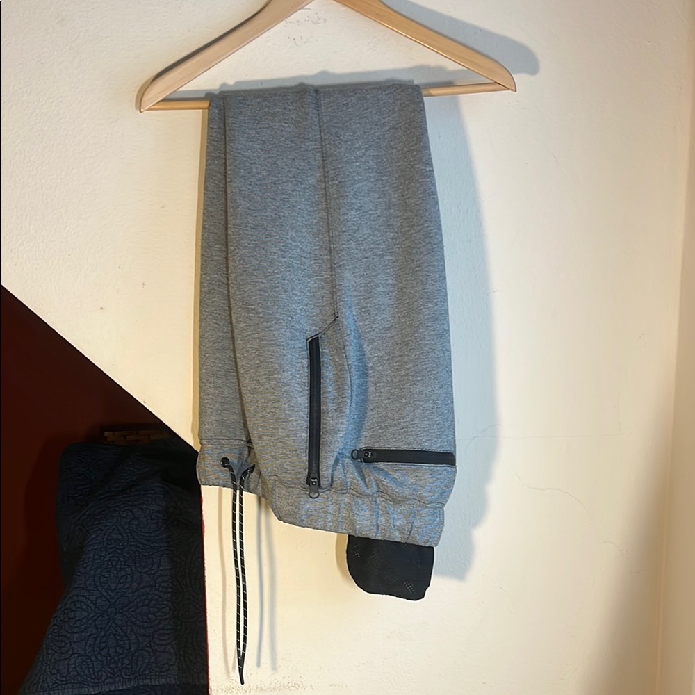 Tailgate Drawstring Gray Jogger Sweatpants Pockets - Picture 7 of 7